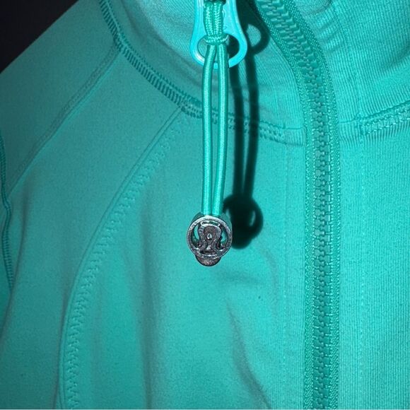 Lululemon Athletica Nice Asana Jacket Bali Breeze Long Sleeve Full Zip Womens 8 - Picture 3 of 11